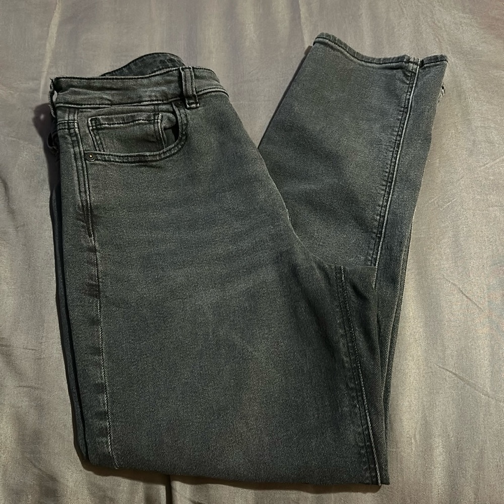 American Eagle Black Mom Jean Stretch